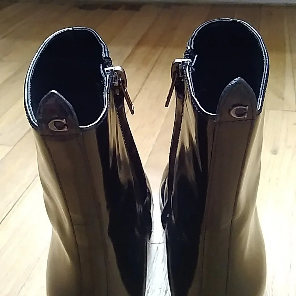Coach Juliet Ankle G2823 Black Zip Closure Size 6.5 - Picture 9 of 16